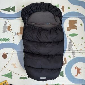 Orzbow Black Universal Stroller Footmuff, Winter Baby Stroller Warm Bunting Bag